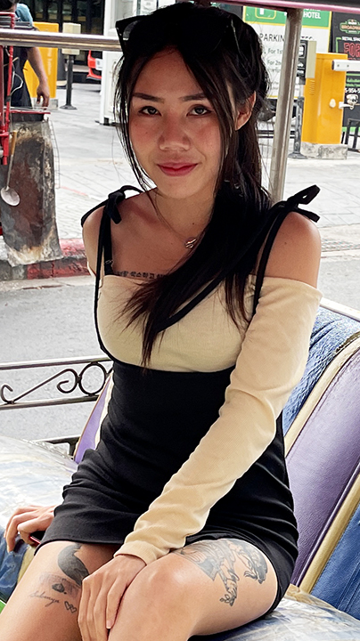 TukTuk Patrol Soju shows sexy legs in back seat