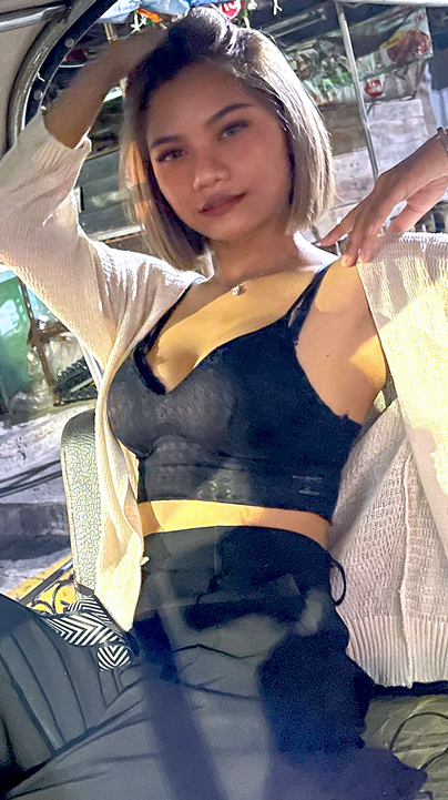 TukTuk Patrol Star feeling frisky and horny in back of Tuk Tuk