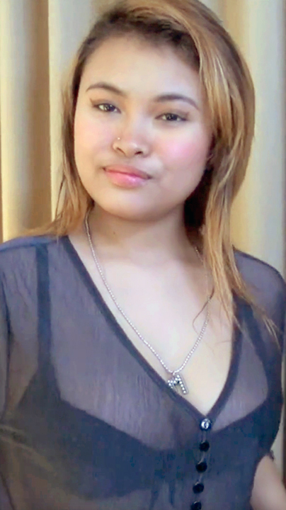 Plump TukTuk Patrol Kam shows off her big jugs in sheer top