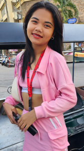 Petite slender TukTuk Patrol TingTong looking cute in pink athletic gear